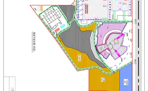 附图1现场平面布置图-阶段1_2021-2023年优秀施组方案_施工组织设计_施组07-北京环球影城主题公园项目标段三713及714施工组织设计_施工组织设计附件