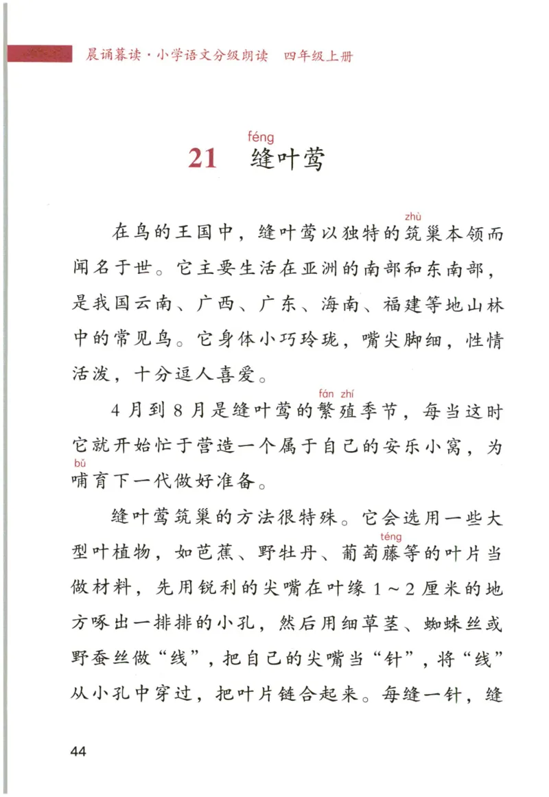 《晨诵暮读》4年级-上_一年级上下册资料_小学一年级学习资料-25年更新版_1-00、幼小衔接_幼小衔接每日晨读篇_1-5年级晨读读物_《晨诵暮读》1-6年级上下册
