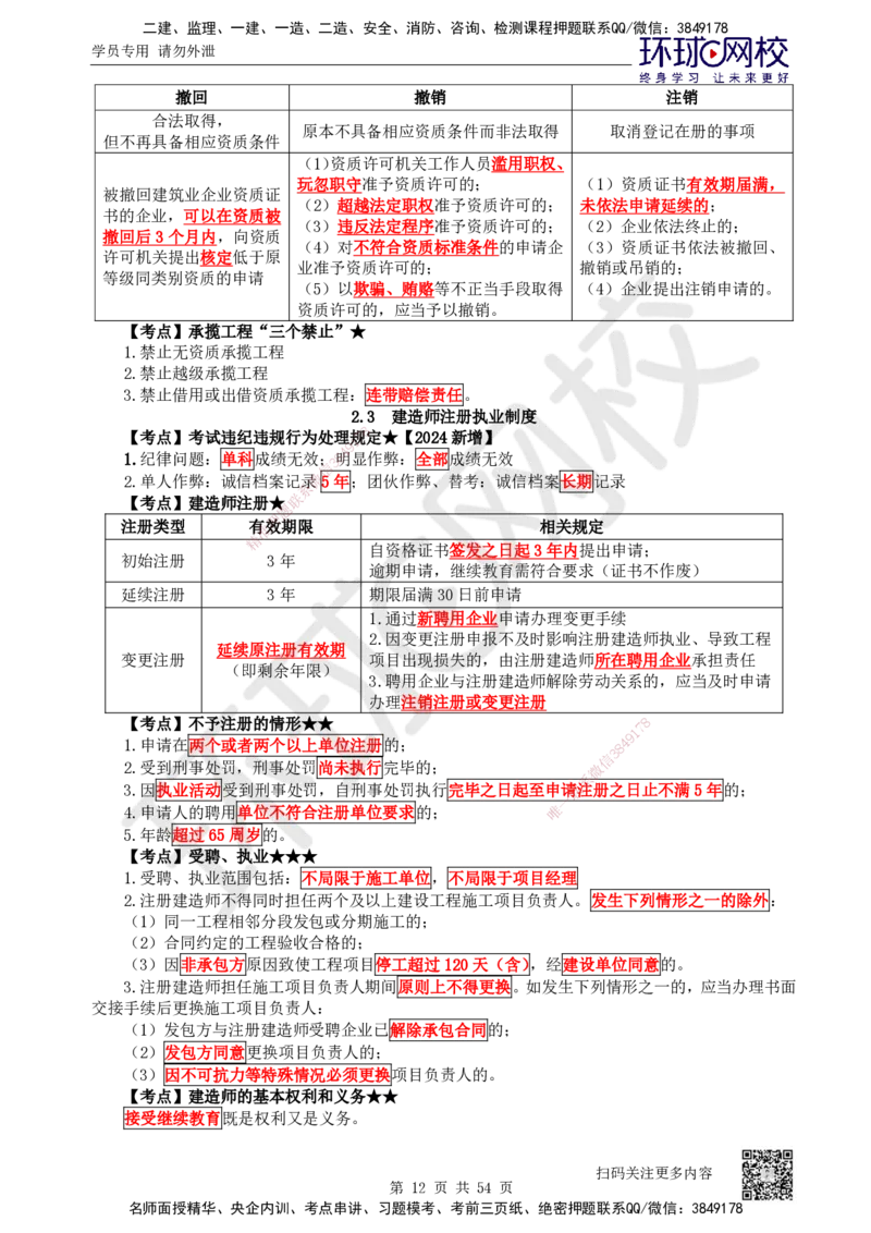 04.2025一建法规直播密训（全）_2026年一级建造师_2026年一建法规_2025年一建法规SVIP_04-冲刺串讲✿考点强化✿小灶集训_16-法规《直播密训班》安国庆HQ_讲义