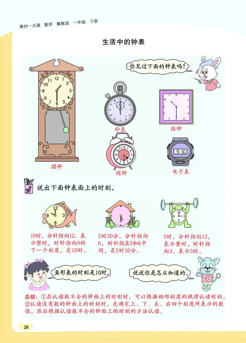 《教材一点通》数学1年级下册（JJ）_一年级上下册资料_小学一年级学习资料-25年更新版_1-04、小学一年级数学下册_1-4-2、练习题、作业、试题、试卷_冀教版_电子册类