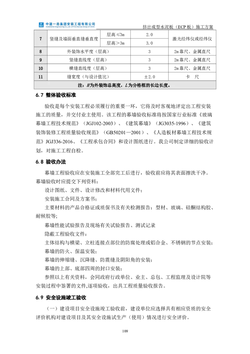 挤出成型水泥板（ECP板）专项施工方案_2021-2023年优秀施组方案_施工方案_方案22-香山商务中心挤出成型水泥板（ECP板）专项施工方案_2、正文