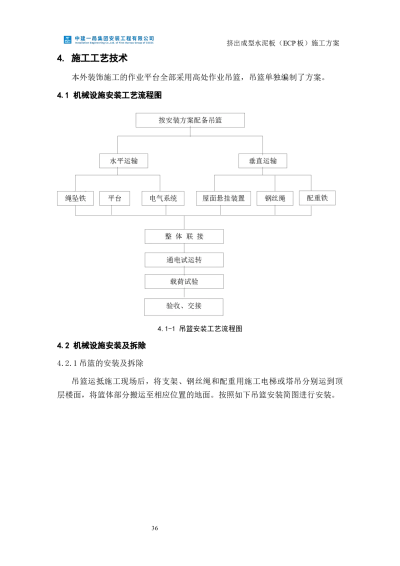 挤出成型水泥板（ECP板）专项施工方案_2021-2023年优秀施组方案_施工方案_方案22-香山商务中心挤出成型水泥板（ECP板）专项施工方案_2、正文