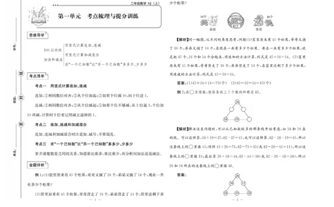 《单元期末冲刺100分》数学2年级上册（SJ）_二年级上下册资料_小学二年级学习资料-25年更新版_2-03、小学二年级数学上册_2-3-2、练习题、作业、试题、试卷_苏教版_电子册类