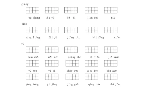 生字专项_一年级语文下册（统编版）_老课标资料_专项练习