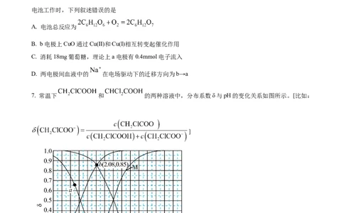 2024年高考化学试卷（新课标）（空白卷）_历年高考真题合集_化学历年高考真题_新&middot;Word版2008-2025&middot;高考化学真题_化学（按年份分类）2008-2025_2024&middot;高考化学真题