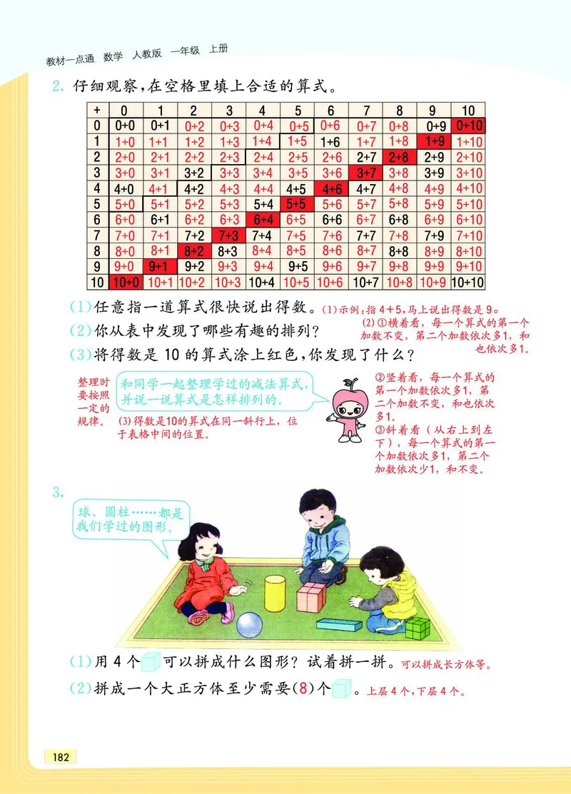 《教材一点通》数学1年级上册（RJ）_一年级上下册资料_小学一年级学习资料-25年更新版_1-03、小学一年级数学上册_人教版_10、电子书籍