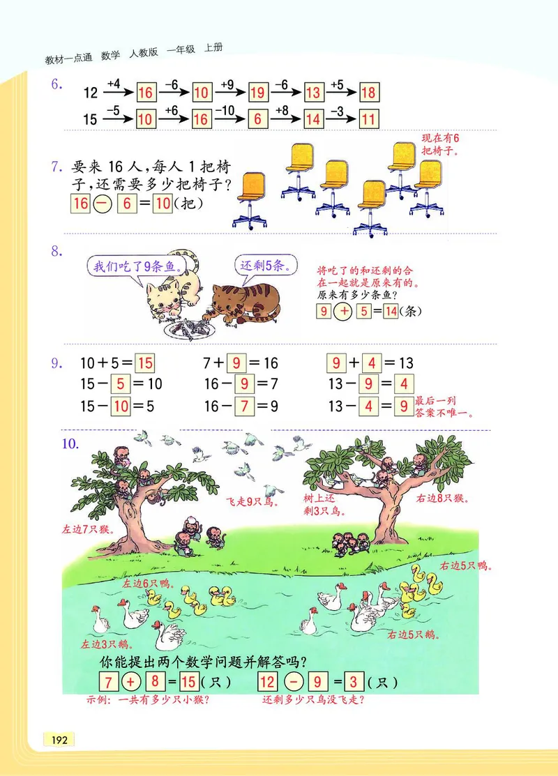 《教材一点通》数学1年级上册（RJ）_一年级上下册资料_小学一年级学习资料-25年更新版_1-03、小学一年级数学上册_人教版_10、电子书籍