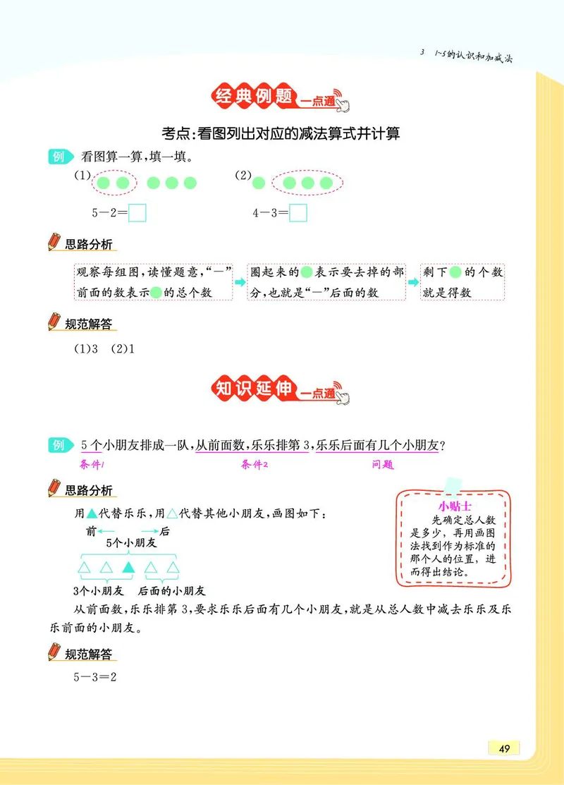 《教材一点通》数学1年级上册（RJ）_一年级上下册资料_小学一年级学习资料-25年更新版_1-03、小学一年级数学上册_人教版_10、电子书籍