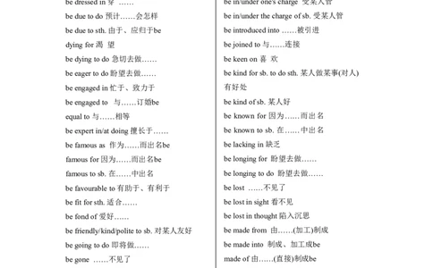 英语36高中英语重点短语汇总_S054高中英语备考必备学习资料包