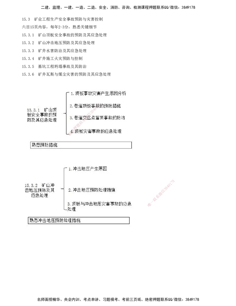 04.65-第3篇-第15章-15.3.1-矿山顶板安全事故的预防及其应急处理-15.3.4-矿井施工火灾预防与控制_2026年一级建造师_2026年一建矿业_2025年一建矿业SVIP_02-基础精讲✿高端面授✿深度强化