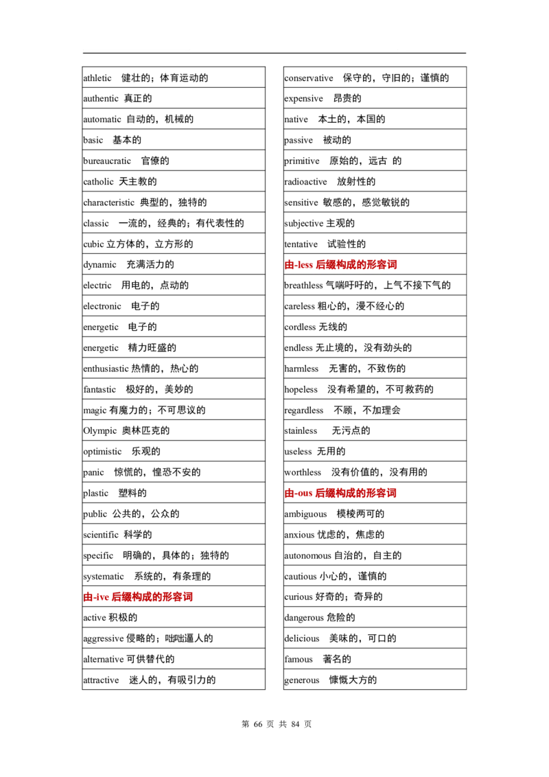 英语03高考英语单词3500分类记忆表格_S054高中英语备考必备学习资料包