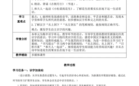 语文园地六（教学设计）-（统编版.2024秋）_一年级语文上册（统编版）_教学设计