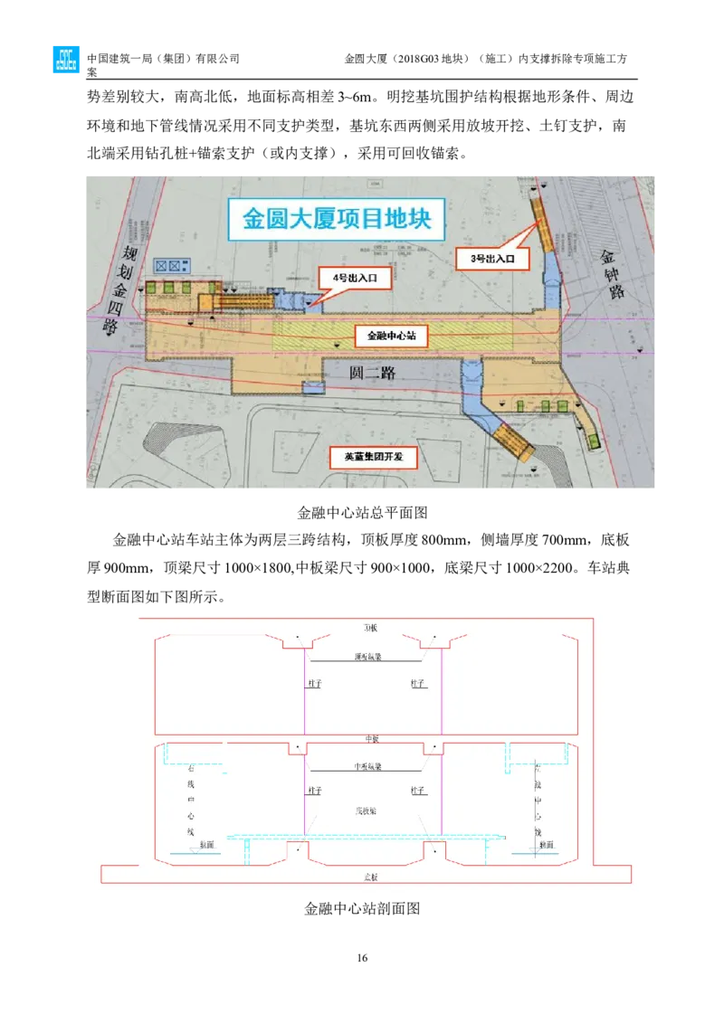 金圆大厦项目基坑工程内支撑拆除专项施工方案_2021-2023年优秀施组方案_施工方案_金圆大厦项目基坑工程内支撑拆除专项施工方案_1、施工方案
