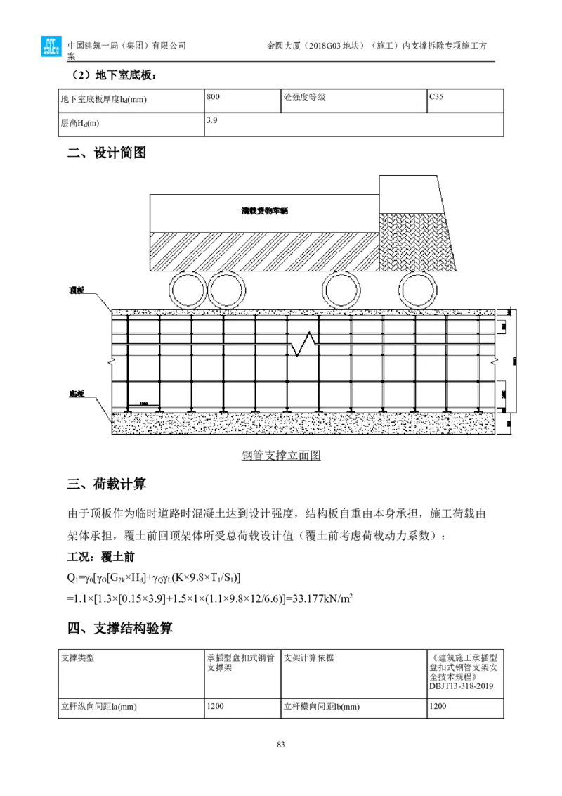 金圆大厦项目基坑工程内支撑拆除专项施工方案_2021-2023年优秀施组方案_施工方案_金圆大厦项目基坑工程内支撑拆除专项施工方案_1、施工方案
