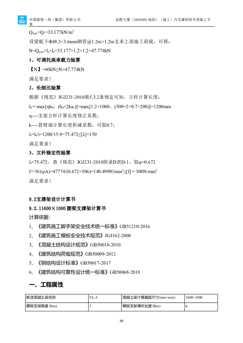 金圆大厦项目基坑工程内支撑拆除专项施工方案_2021-2023年优秀施组方案_施工方案_金圆大厦项目基坑工程内支撑拆除专项施工方案_1、施工方案