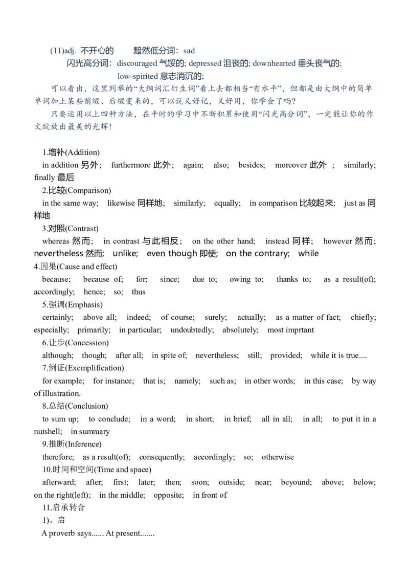 英语04高级词汇替换（英语作文）_S054高中英语备考必备学习资料包