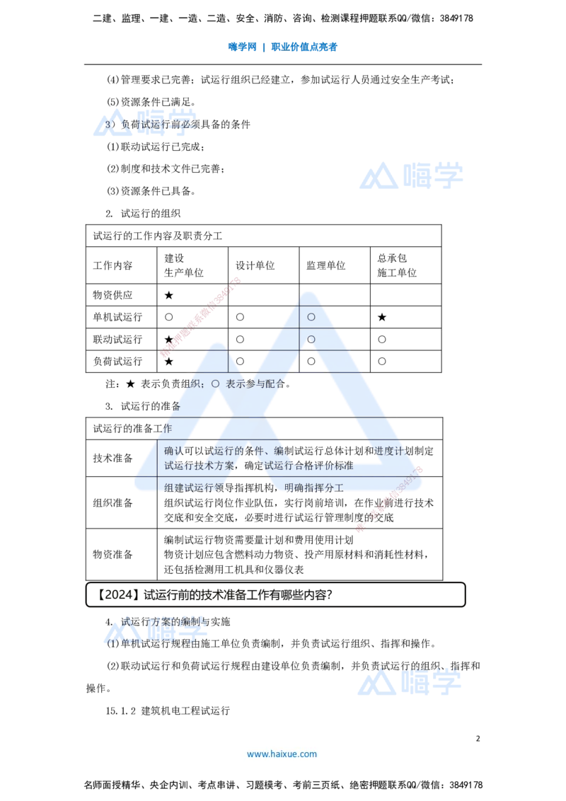 （70）机电工程试运行及竣工验收管理-试运行管理_2026年一级建造师_2026年一建机电_2025年一建机电SVIP_02-基础精讲✿高端面授✿深度强化_28-机电《实景精讲通关》杨海军HX_讲义