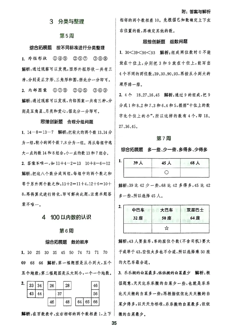 《周末拔尖学案》2024春数学1年级下册（RJ）_一年级上下册资料_小学一年级学习资料-25年更新版_1-04、小学一年级数学下册_1-4-2、练习题、作业、试题、试卷_人教版_电子册