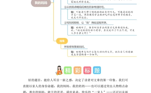 第四单元写话：家人（素材积累）-（统编版）_一年级语文下册（统编版）_单元写作能力提升_2024版