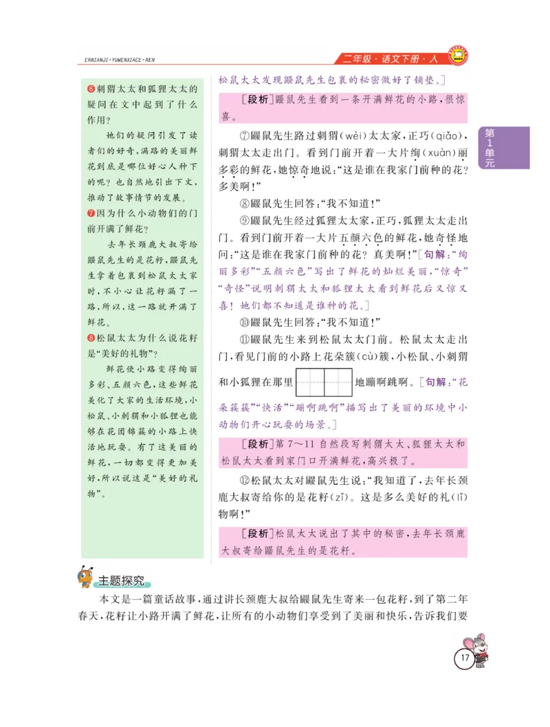 《教材全解精析》语文2年级下册（RJ）_二年级上下册资料_小学二年级学习资料-25年更新版_2-02、小学二年级语文下册_2-2-2、练习题、作业、试题、试卷_电子册类_教材解读