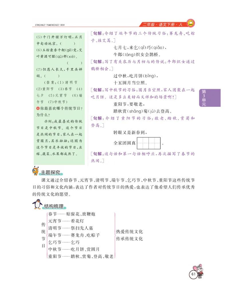 《教材全解精析》语文2年级下册（RJ）_二年级上下册资料_小学二年级学习资料-25年更新版_2-02、小学二年级语文下册_2-2-2、练习题、作业、试题、试卷_电子册类_教材解读