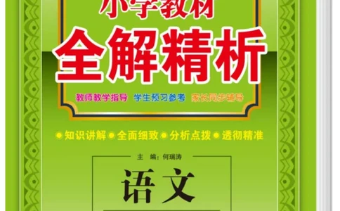 《教材全解精析》语文2年级下册（RJ）_二年级上下册资料_小学二年级学习资料-25年更新版_2-02、小学二年级语文下册_2-2-2、练习题、作业、试题、试卷_电子册类_教材解读