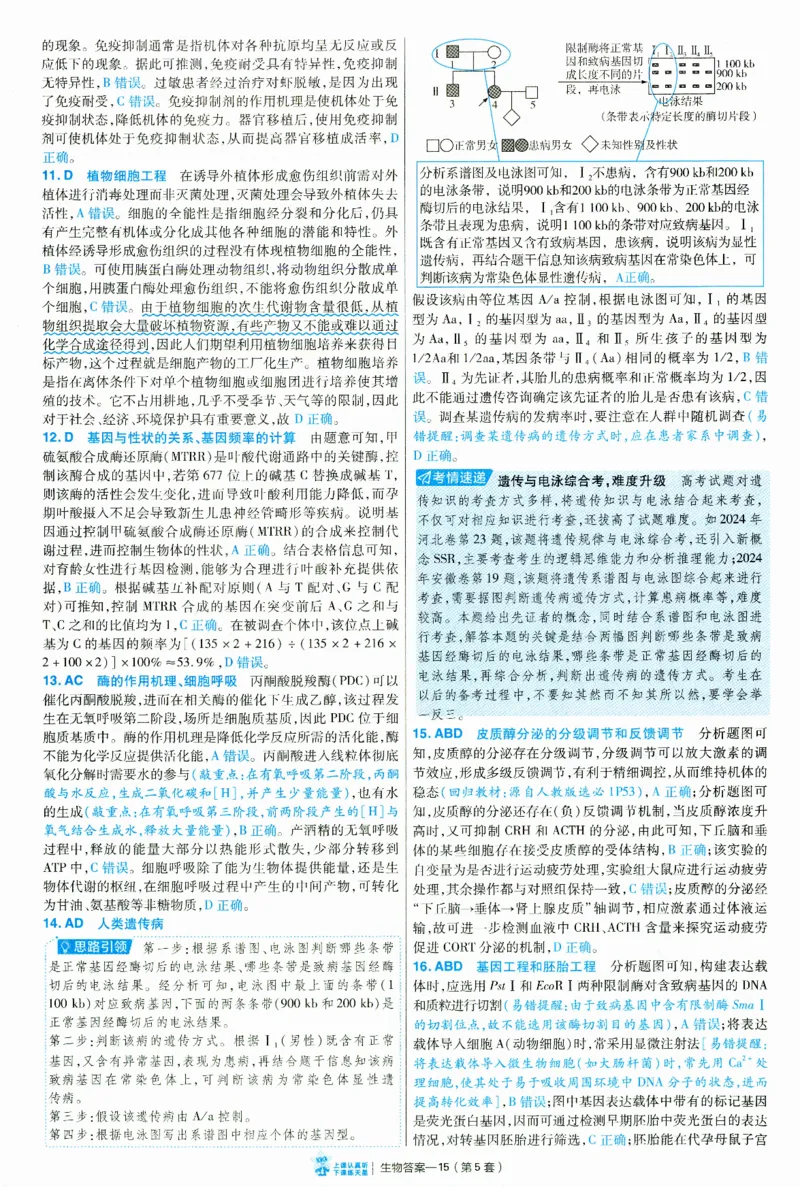 2025《金考卷&middot;特快专递&middot;第3期&middot;生物》答案_2025高中教辅（后续还会更新新习题试卷）_2025版《金考卷特快专递》_2025版金考卷特快专递第三期生物