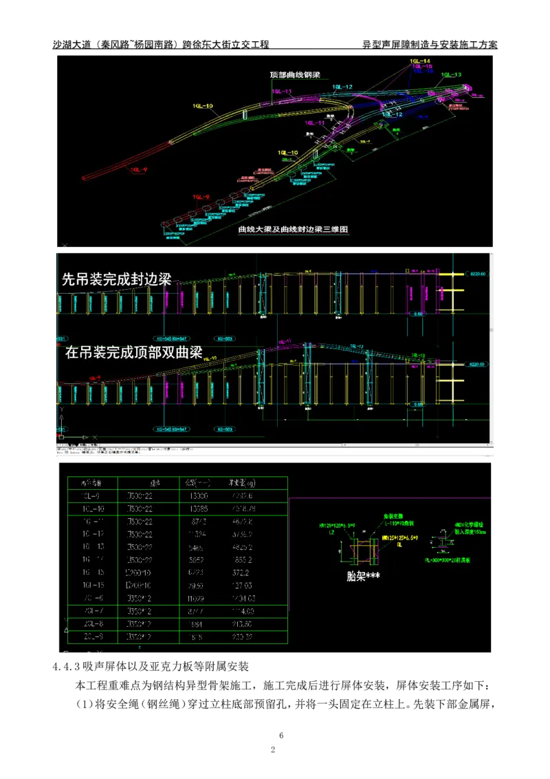 沙湖大道异型声屏障制造与安装施工方案_2021-2023年优秀施组方案_施工方案_方案09-沙湖大道项目异型声屏障制造与安装施工方案