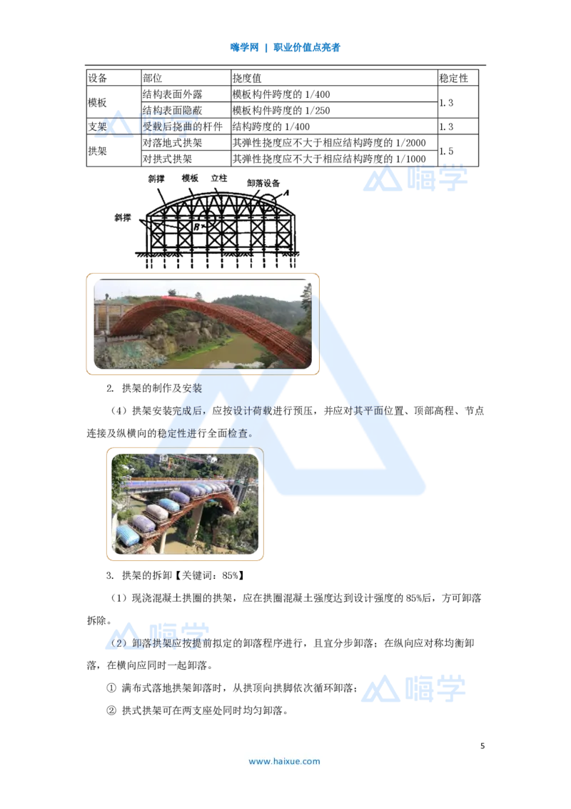 黄铃-一级建造师-公路工程管理与实务-实景精讲通关-第一篇-公路工程技术（28）桥梁模板、支架和拱架的设计与施工_2026年一级建造师_2026年一建公路_2025年一建公路SVIP_讲义_讲义
