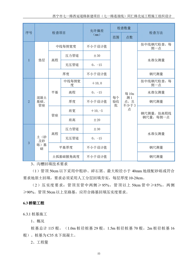 西宁市七一路西延道路新建项目（七一路连接线）同仁路北延工程施工组织设计_2021-2023年优秀施组方案_施工组织设计_001施工组织设计