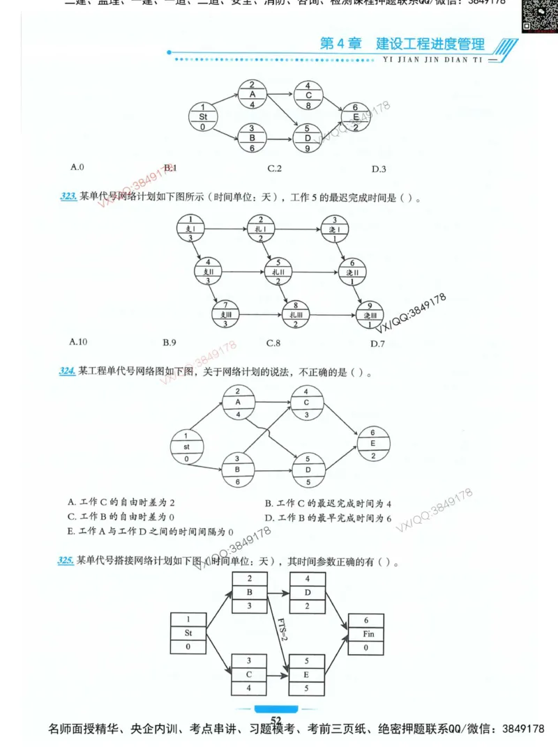 项目管理金点题_2026年一级建造师_2026年一建管理_2025年一建管理SVIP_01-精华文档✿电子教材✿历年真题_72-管理《金点题合集》金月推荐
