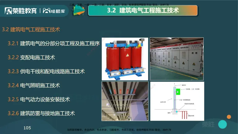视频20&mdash;24集3.2建筑电气工程施工技术（PPT版）_2026年一级建造师_2026年一建机电_2025年一建机电SVIP_02-基础精讲✿高端面授✿深度强化_12-机电《教材精讲班》王峰RS推荐