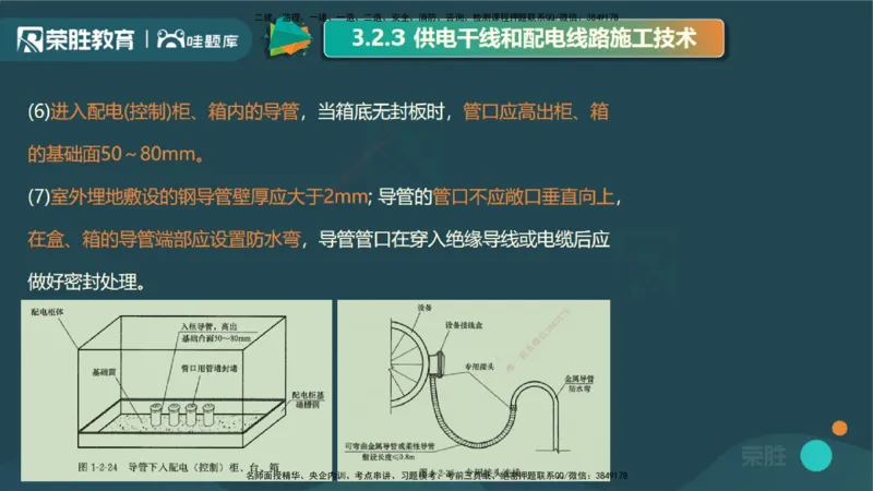 视频20&mdash;24集3.2建筑电气工程施工技术（PPT版）_2026年一级建造师_2026年一建机电_2025年一建机电SVIP_02-基础精讲✿高端面授✿深度强化_12-机电《教材精讲班》王峰RS推荐