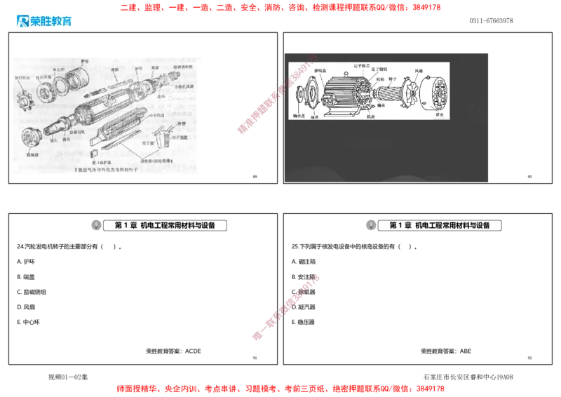 视频01&mdash;02集破题机电篇第01&mdash;25题（可打印版）_2026年一级建造师_2026年一建机电_2025年一建机电SVIP_03-习题精析✿实战特训✿模考通关_16-机电《破题提分班》王峰RS推荐