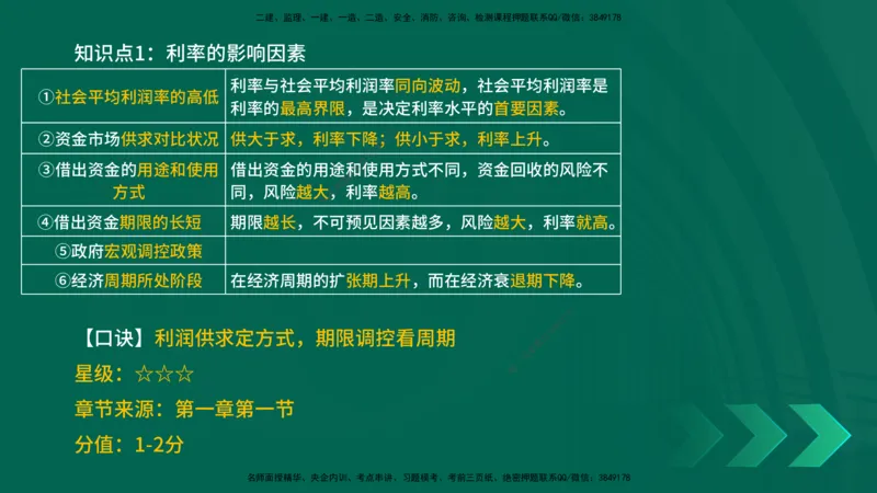 2025一建《工程经济》口诀妙记在线版_2026年一级建造师_2026年一建经济_2025年一建经济SVIP_02-基础精讲✿高端面授✿深度强化_58-经济《口诀妙记班》刘老师YL