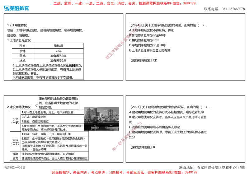 视频03&mdash;04集1.2建设工程物权制度1（可打印版）_2026年一建法规_2025年一建法规SVIP_02-基础精讲✿高端面授✿深度强化_12-法规《教材精讲班》桂林RS_讲义