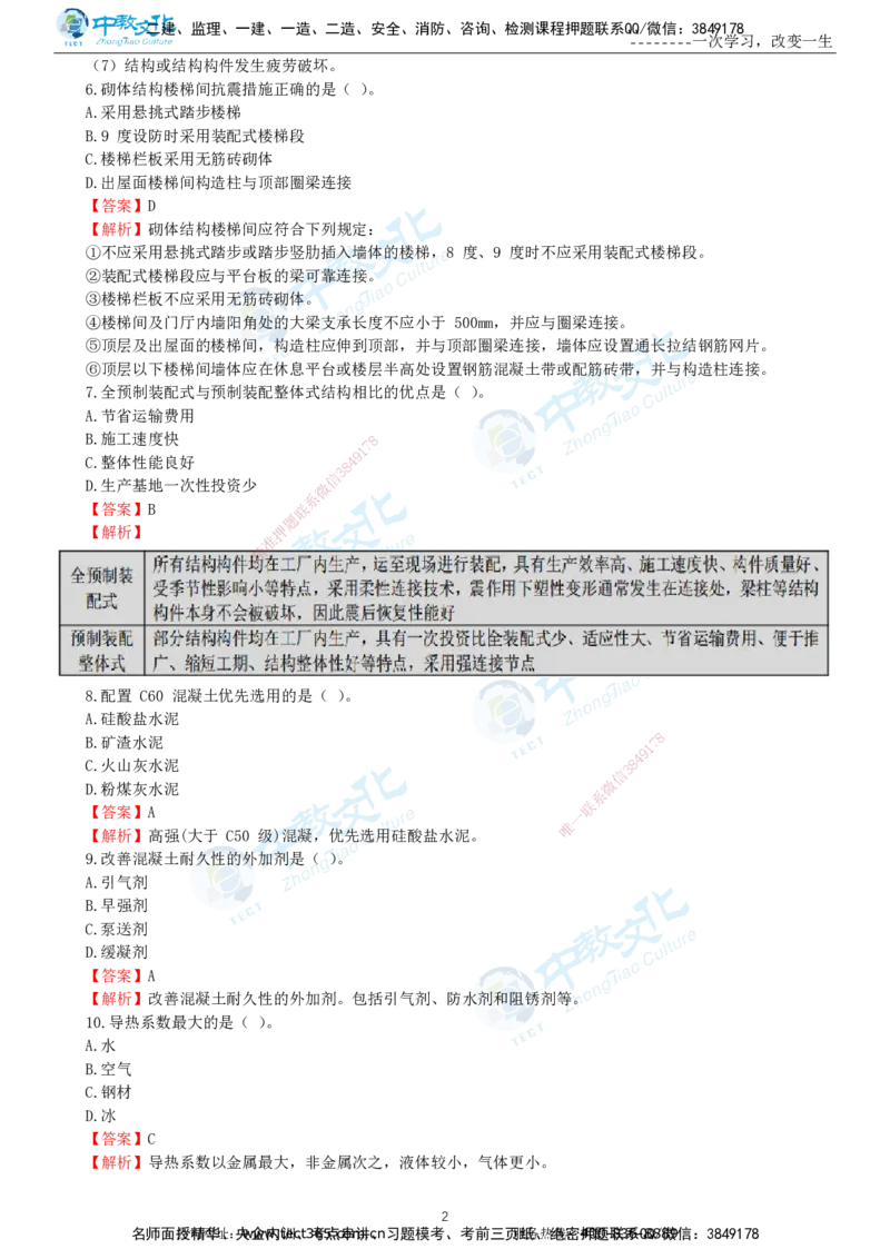 04.一建建筑-2022年真题解析-讲义_2026年一级建造师_2026年一建建筑_2025年一建建筑SVIP_03-习题精析✿实战特训✿模考通关_24-建筑《真题解析班》名师ZJ_课程讲义