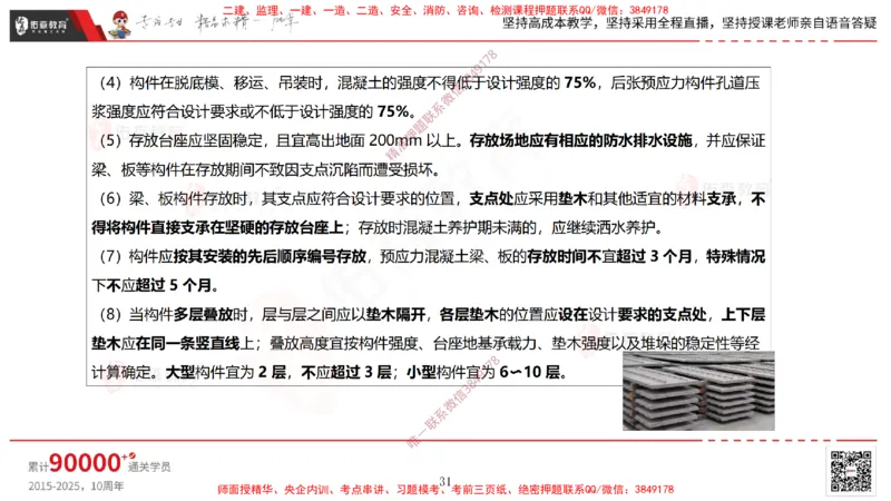 2025.3.30佑森教育林子婷授课一建市政实务《城市桥梁工程（二）》专用讲义，版权所有，侵权必究-黑白版_2026年一级建造师_2026年一建市政_2025年一建市政SVIP