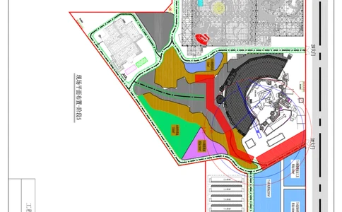 附图5现场平面布置图-阶段5_2021-2023年优秀施组方案_施工组织设计_施组07-北京环球影城主题公园项目标段三713及714施工组织设计_施工组织设计附件