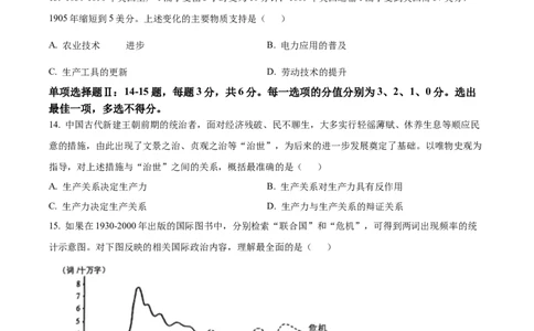 2024年高考历史试卷（天津）（空白卷）_历史历年高考真题_新&middot;Word版2008-2025&middot;高考历史真题_历史（按年份分类）2008-2025_2024&middot;历史高考真题(1)