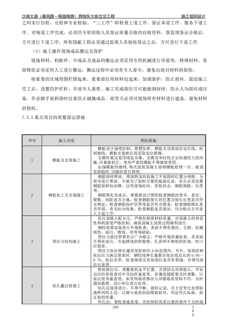 沙湖大道项目施工组织设计_2021-2023年优秀施组方案_施工组织设计_施组06-沙湖大道项目施工组织设计