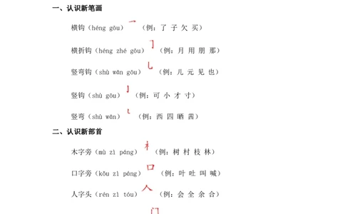 部编一年级上册语文知识点归纳_一年级语文上册（统编版）_老课标资料_知识总结