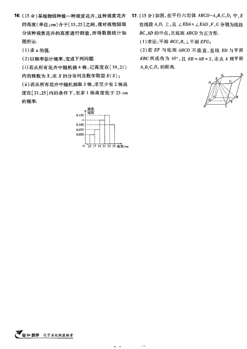 2025版高考必刷卷42套数学新高考版_2025高中教辅（后续还会更新新习题试卷）_《2025高考必刷卷》_数学