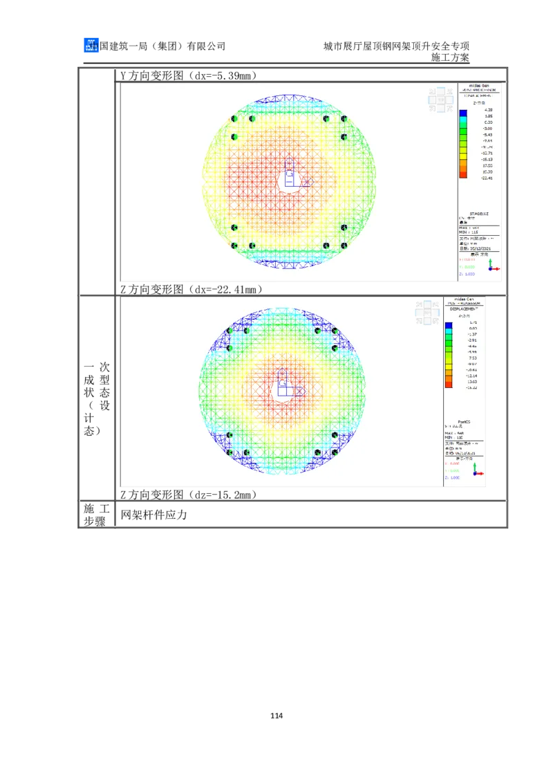 城市展厅屋顶钢网架顶升安全专项施工方案（专家论证后）_2021-2023年优秀施组方案_施工方案_方案05-城市展厅屋顶钢网架顶升安全专项施工方案_1、施工方案