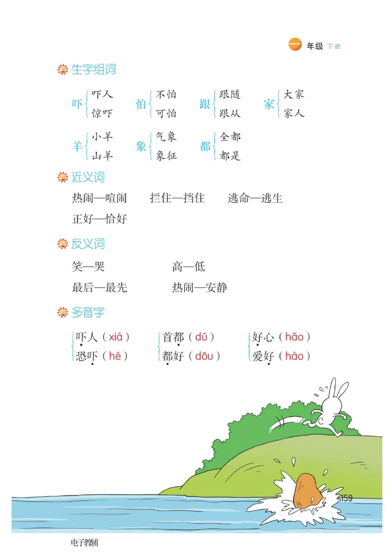 《博小优课堂笔记》语文1年级下册（RJ）_一年级上下册资料_小学一年级学习资料-25年更新版_1-02、小学一年级语文下册_3-6-2-2、练习题、作业、专项、试卷_部编（人教）版_电子册类