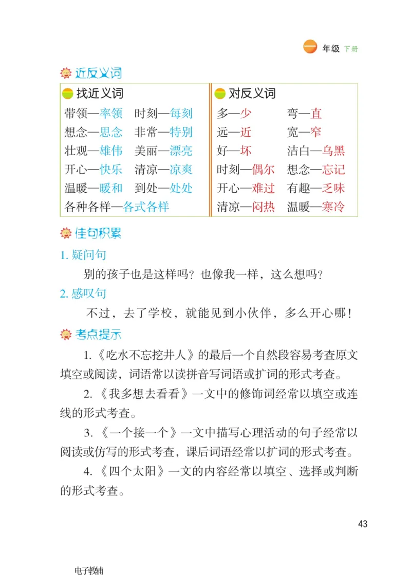 《博小优课堂笔记》语文1年级下册（RJ）_一年级上下册资料_小学一年级学习资料-25年更新版_1-02、小学一年级语文下册_3-6-2-2、练习题、作业、专项、试卷_部编（人教）版_电子册类