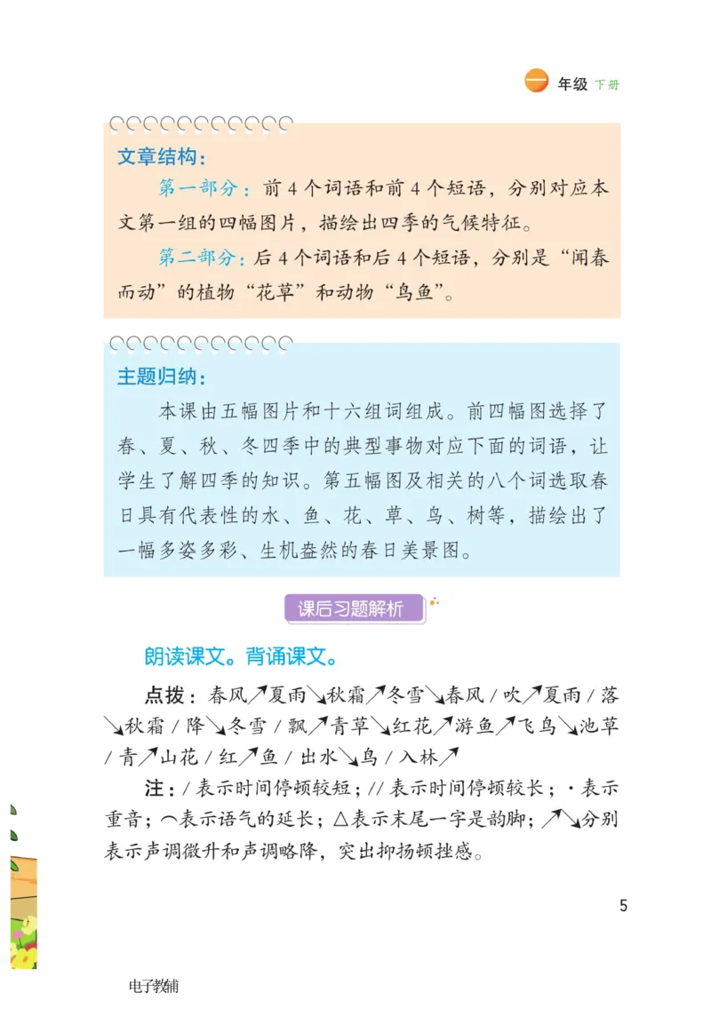 《博小优课堂笔记》语文1年级下册（RJ）_一年级上下册资料_小学一年级学习资料-25年更新版_1-02、小学一年级语文下册_3-6-2-2、练习题、作业、专项、试卷_部编（人教）版_电子册类