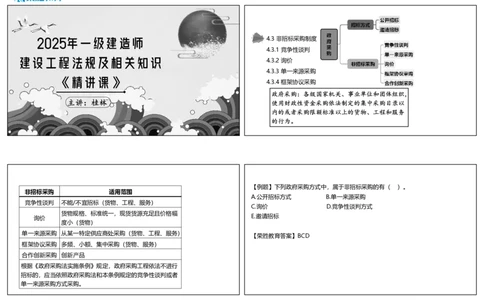 视频26集4.3非招标采购制度（可打印版）_2026年一建法规_2025年一建法规SVIP_02-基础精讲✿高端面授✿深度强化_12-法规《教材精讲班》桂林RS_讲义