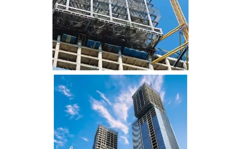 施工照片_2021-2023年优秀施组方案_施工组织设计_施组20-泰伦广场施工组织设计_3、证明文件_主要过程施工照片