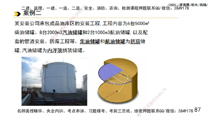 高扬二建机电真题班2025_2026年一级建造师_2026年一建机电_2025年一建机电SVIP_04-冲刺串讲✿考点强化✿小灶集训_31-机电《案例专项班》高扬DL_讲义_2025一建机电板块刷题资料